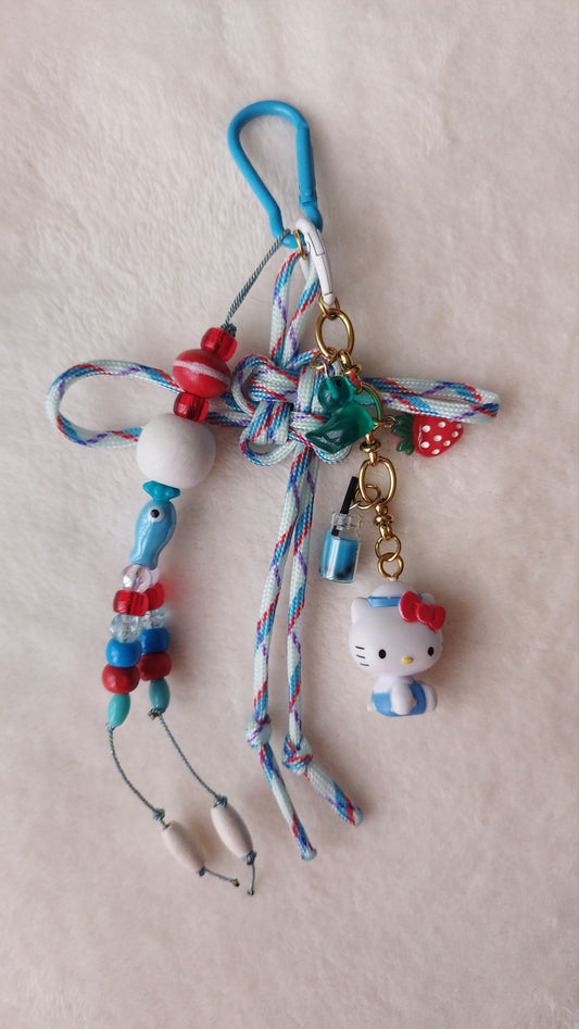 Grigri Hello Kitty Bleu